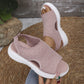 👡 Sandálias plataforma femininas em malha respirável – conforto, leveza e estilo para o dia a dia! ☀️💨