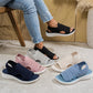 👡✨ Sandália feminina em malha respirável com plataforma leve e confortável para o verão