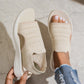 👡✨ Sandália feminina em malha respirável com plataforma leve e confortável para o verão
