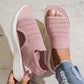 👡✨ Sandália feminina em malha respirável com plataforma leve e confortável para o verão