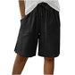 🩳✨ Shorts feminino de verão com cintura ajustável e detalhe elegante de botões laterais