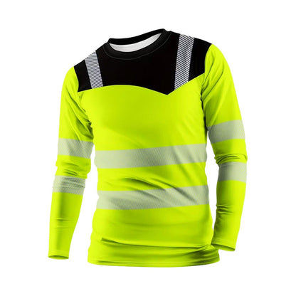 ✨🏃 Camisa esportiva de alta visibilidade leve, respirável e ideal para atividades ao ar livre