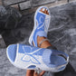 👡✨ Sandália feminina plataforma aberta confortável e respirável ideal para o verão
