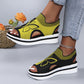 👡✨ Sandália feminina plataforma aberta confortável e respirável ideal para o verão