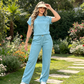 ✨👗 Conjunto feminino de duas peças elegante e confortável para o dia a dia