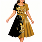 ✨👗 Vestido floral elegante feminino estampa moderna e caimento em A