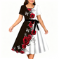 ✨👗 Vestido floral elegante feminino estampa moderna e caimento em A