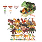 Kit de Brinquedo de Dinossauro Divertido e Educativo para Crianças