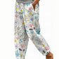 🌸👖 Calça curta floral leve e respirável perfeita para o verão e uso diário