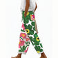 🌸👖 Calça curta floral leve e respirável perfeita para o verão e uso diário