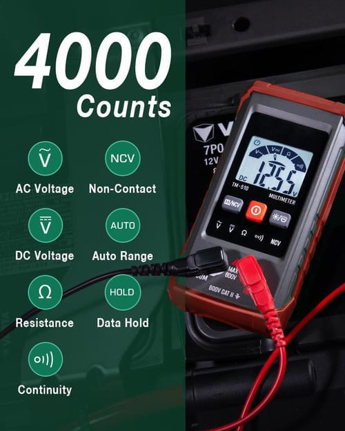 🔧 50% DE DESCONTO – Compre 2 e Ganhe 10% OFF 🔧 Multímetro Digital | Medições precisas, fácil uso & ideal para eletrônicos