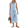 👗☀️ Conjunto feminino verão listrado 2 peças – leve, fresco e elegante