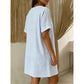 ✨👗 Vestido listrado feminino leve e elegante com bolsos para conforto diário