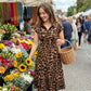 👗🐆 Vestido feminino elegante com estampa de leopardo – chique, marcante e super favorecedor