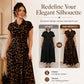 👗🐆 Vestido feminino elegante com estampa de leopardo – chique, marcante e super favorecedor