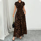 👗🐆 Vestido feminino elegante com estampa de leopardo – chique, marcante e super favorecedor