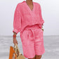 ✨👗 Conjunto feminino 2 peças verão leve e respirável elegante e confortável