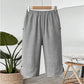 ✨👖 Calça capri feminina verão leve e respirável confortável para o dia a dia