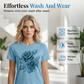 ✨👕 Camiseta feminina estampada rosas elegante confortável e estilosa para o dia a dia