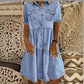 ✨👗 Vestido midi jeans feminino elegante e confortável para o verão