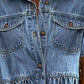 ✨👗 Vestido midi jeans feminino elegante e confortável para o verão