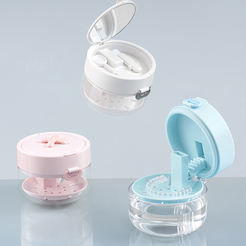 ✨🦷 Estojo para aparelho ortodôntico tudo-em-um – limpeza e armazenamento prático