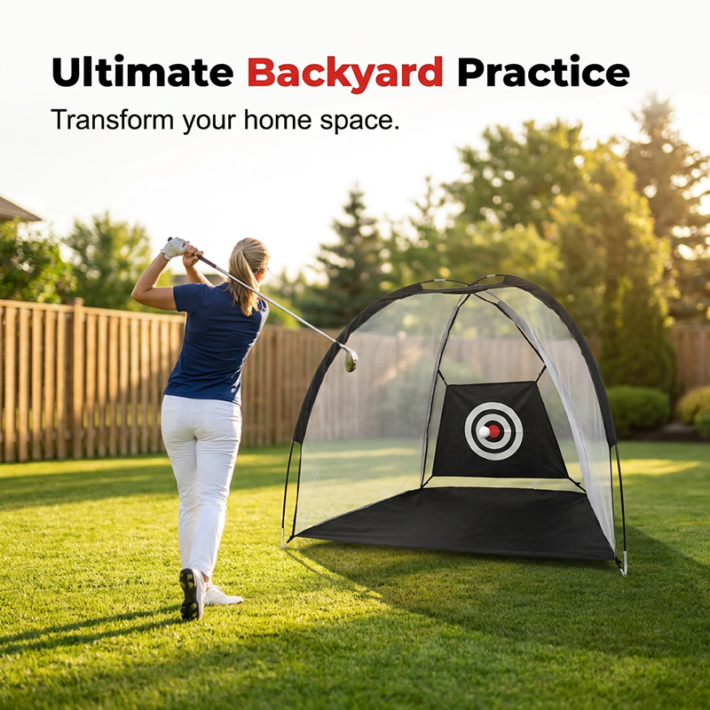 ⛳🏌️‍♂️ Rede de treino de golfe portátil – pratique suas tacadas em casa