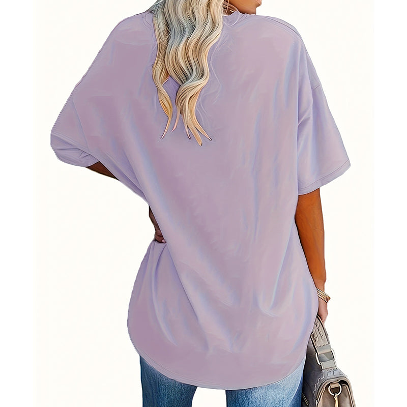 ✨🌹 Blusa feminina plus size com estampa de rosas elegante e confortável