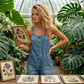 👖✨ Jardineira curta feminina jeans confortável e estilosa para o dia a dia