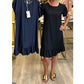 👗💙 Vestido jeans com babado feminino – conforto, estilo e elegância no dia a dia