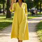 ✨👗 Vestido de algodão e linho feminino – leve, elegante e respirável
