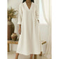 ✨👗 Vestido de algodão e linho feminino – leve, elegante e respirável