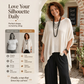 ✨🧶 Blusa feminina de tricô com mangas morcego vazadas – leve, estilosa e confortável