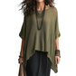 ✨🧶 Blusa feminina de tricô com mangas morcego vazadas – leve, estilosa e confortável