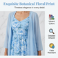 ✨🌸 Conjunto vestido floral elegante 2 peças leve e sofisticado para verão