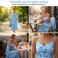 ✨🌸 Conjunto vestido floral elegante 2 peças leve e sofisticado para verão