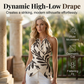 ✨🌿 Top boho chic frente única feminino estampado leve e elegante para verão
