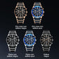 ✨⌚ Relógio masculino de quartzo à prova d’água elegante e multifuncional