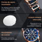 ✨⌚ Relógio masculino de quartzo à prova d’água elegante e multifuncional