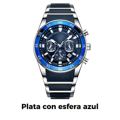 ✨⌚ Relógio masculino de quartzo à prova d’água elegante e multifuncional
