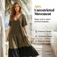 🌸✨ Vestido maxi boho feminino leve e elegante com estampa e camadas fluídas
