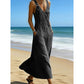 ✨👗 Vestido jeans maxi feminino elegante – conforto, estilo e caimento perfeito