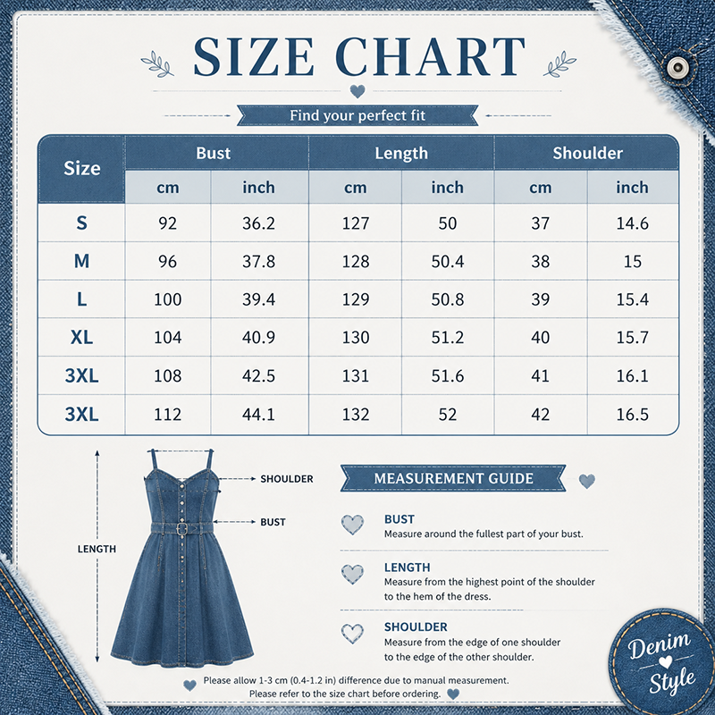 ✨👗 Vestido maxi jeans vintage feminino – elegante, confortável e versátil