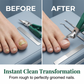 💅✨ Kit profissional para unhas dos pés – corte preciso e acabamento perfeito em casa