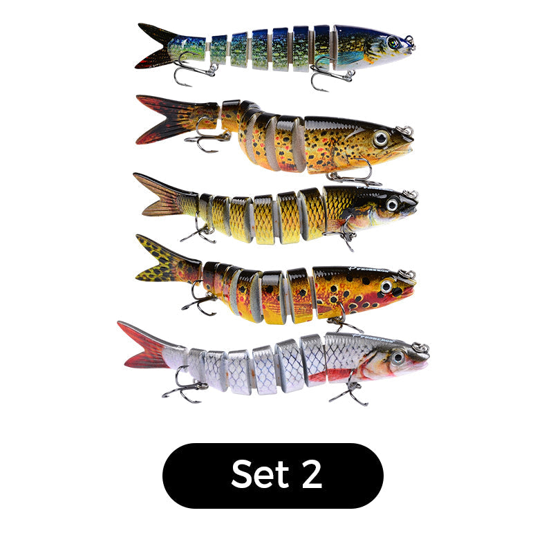 ✨🎣 Isca de pesca biônica articulada – movimento realista que atrai mais peixes