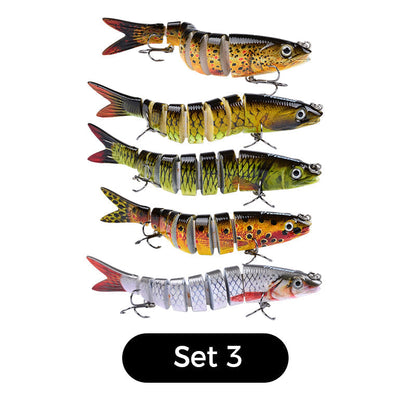 ✨🎣 Isca de pesca biônica articulada – movimento realista que atrai mais peixes