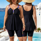 👙🌊 Tankini Feminino Plus Size com Controle Abdominal – Conforto, Cobertura e Confiança para Praia e Piscina