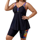 👙🌊 Tankini Feminino Plus Size com Controle Abdominal – Conforto, Cobertura e Confiança para Praia e Piscina