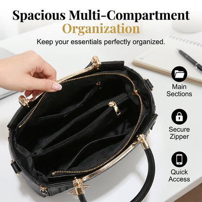 👜✨ Bolsa feminina premium com costura em V – elegante, espaçosa e versátil