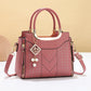👜✨ Bolsa feminina premium com costura em V – elegante, espaçosa e versátil